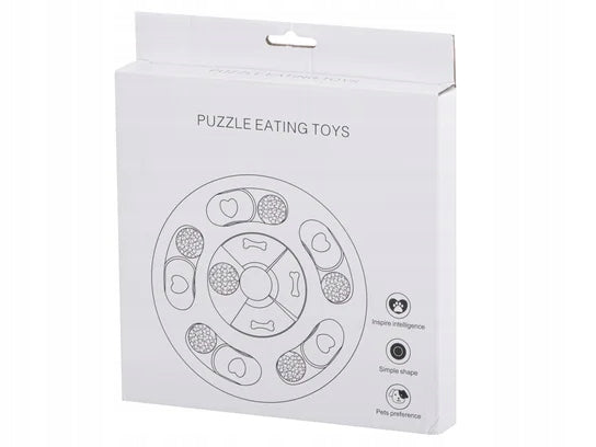 Interactive treat puzzle toy retail packaging – Malpetit