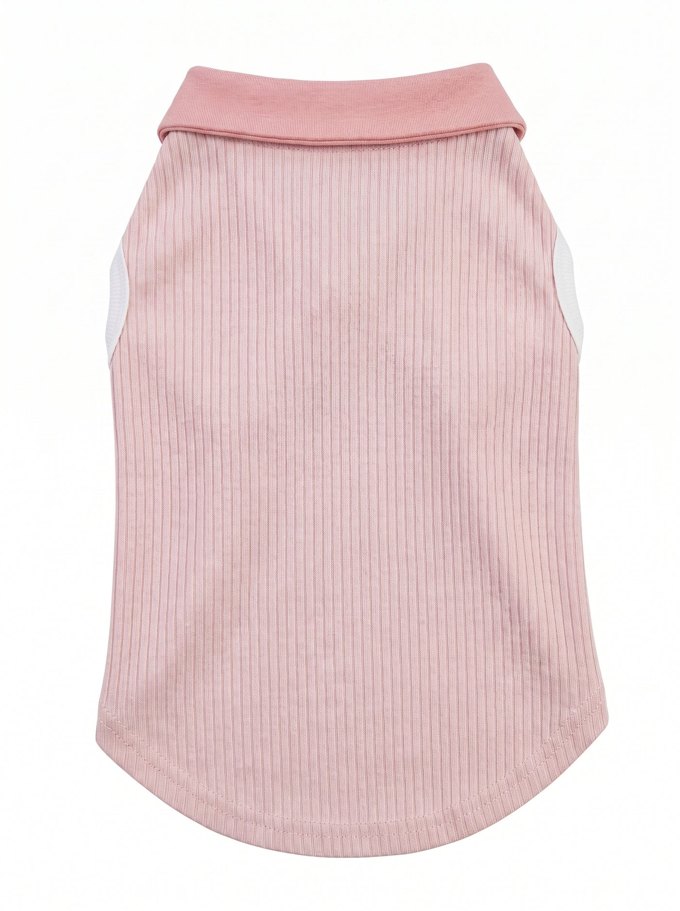 Pawlo Polo dog polo shirt in light pink back flat lay – Malpetit