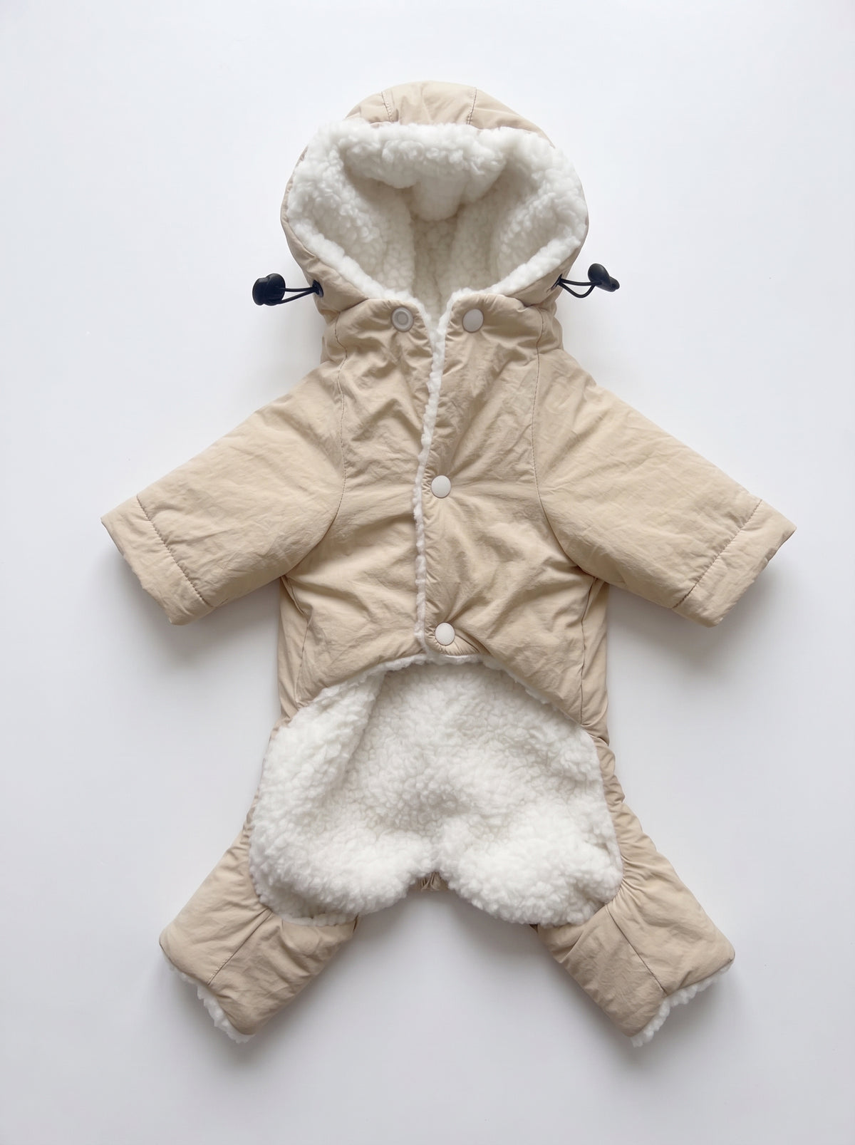 Après Dog Puffer Suit - Beige